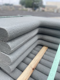 Bullnose Coping & Specials — Bullnose, Coping, Blue pattern
