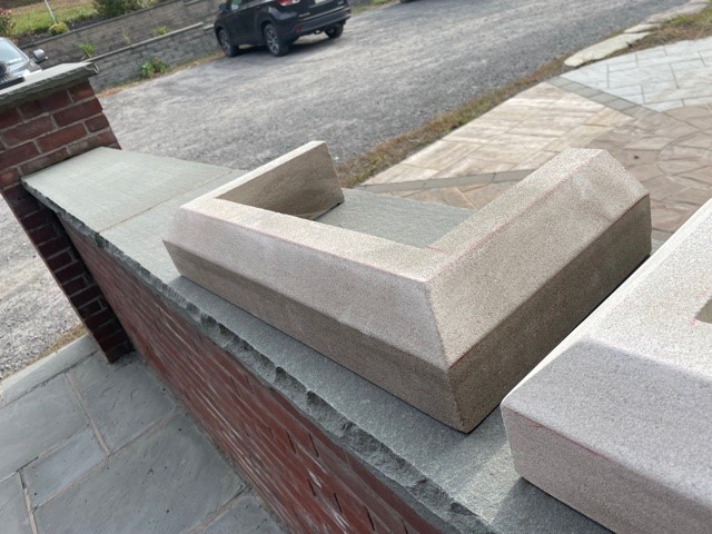 Beveled 3" Limestone Special — Limestone, Treads, Custom Fabrication